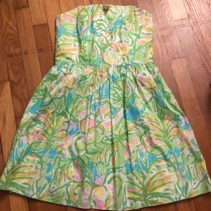 Lilly Pulitzer Strapless Dress